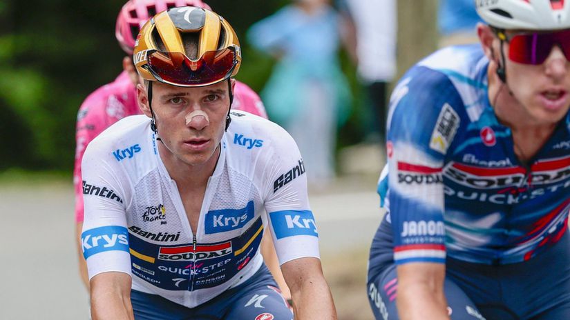 Sok na Tour de France Evenepoel vzdal a odstupil