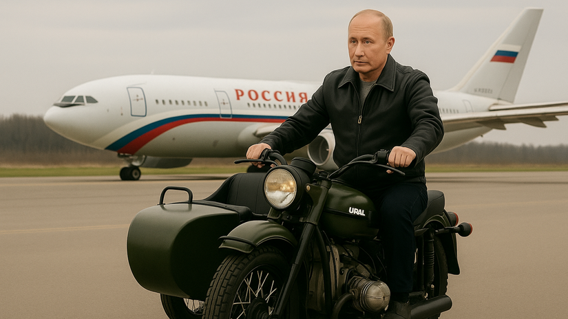 Putin daroval Americanovi rusku motorku znacka sa postavila proti vojne