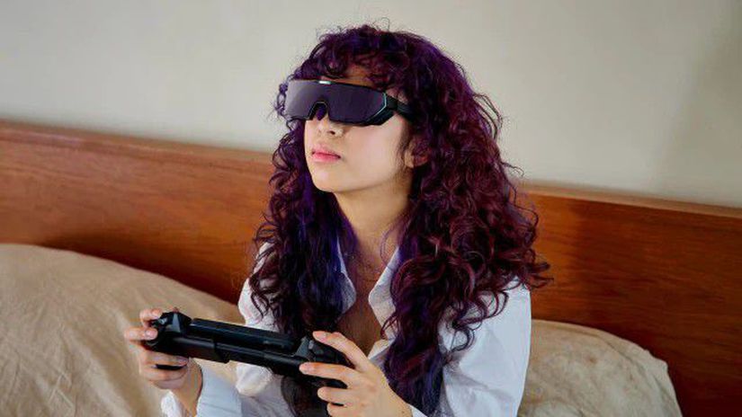 VR okuliare Sentinel vam pri hrani vytvoria 180 palcovy obraz