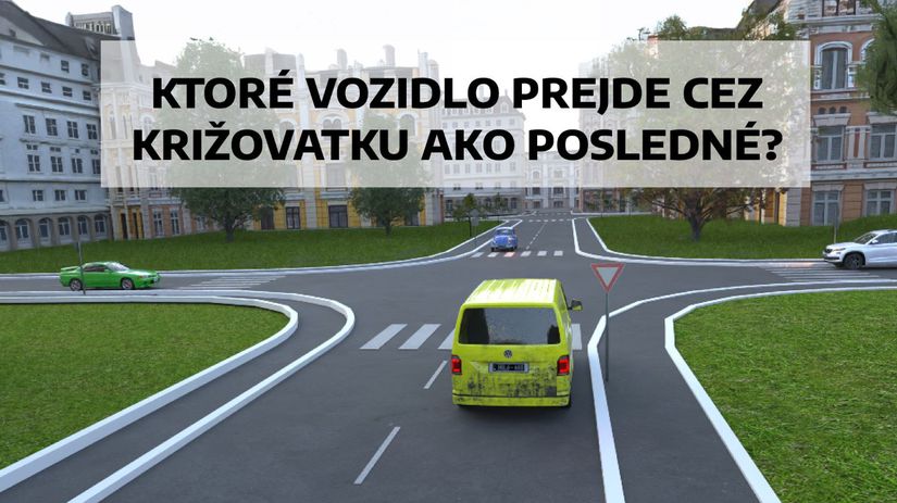 Dve auta mozu ist naraz ktore pojde posledne