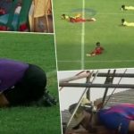 Vsetci zalahli futbalisti rozhodcovia kameraman Napadli ich nepozvani hostia