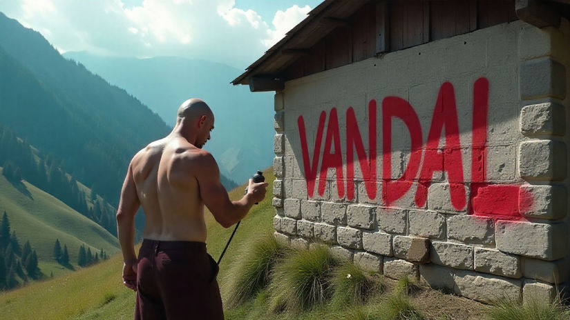 Ego na stene kultura v troskach Celebrity ako vandali