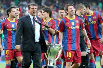 Chcem sa vratit na Nou Camp Messi navnadil fanusikov Sef Barcelony Laporta ich vratil na zem