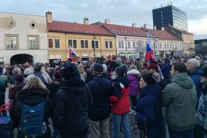 Na protest proti progresivizmu prislo do Kosic stovky ludi