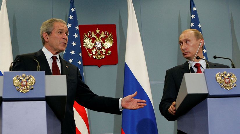 Co povedal Putin Bushovi Spochybnil Ukrajinsku celistvost a bol za komunizmus