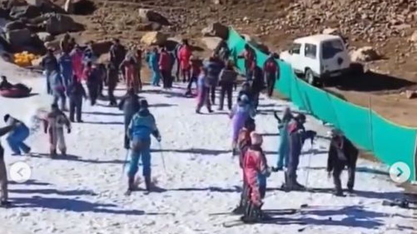 Len dalsia turisticka pasca Ked sa lyziarsky sen zmeni na boj o zaprasedny pasik snehu