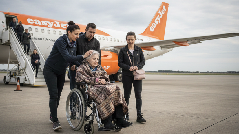 Rodina priviedla mrtvu babicku do lietadla tvrdia spolucestujuci easyJet ma inu verziu