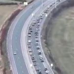 VIDEO Dopravny uzol Tunel Visnove vyprazdnil cestu pod Strecnom ale zablokoval vyjazd z dialnice