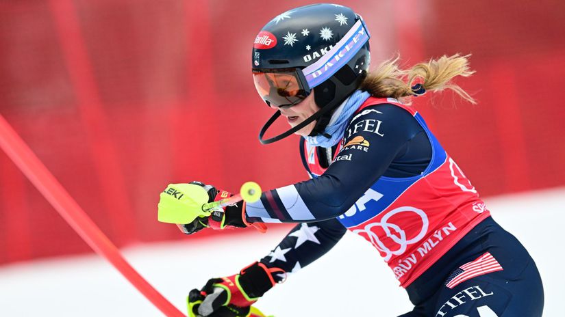 Shiffrinova ako z injej planety S jednotkou na kombineze nadelila druhej vyse sekundu