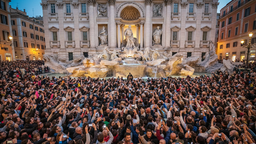 Tisice ludi chcu vidiet fontanu zdarma pred poplatkom