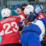 Najvacsia hviezda stvrtfinaloveho supera Slovakov sa po gole neusmievala Pocasie komplikuje program olympiady