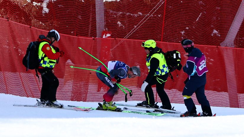 Tvarou vletel priamo do branky Krvava nehoda na treningu zjazdu dominovali Taliani