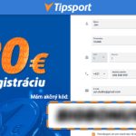 tipsport akcny kod 2026 overeny bonus 7777 20 vo februari