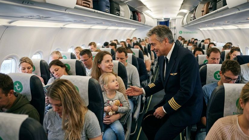 Problem s overbookingom Vyriesime Pilot pozadals pasazierku s dietatom o nieco nevidane