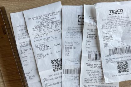 Rozok za par centov ale blocok ako pravidko Preco su pokladnicne doklady take dlhe