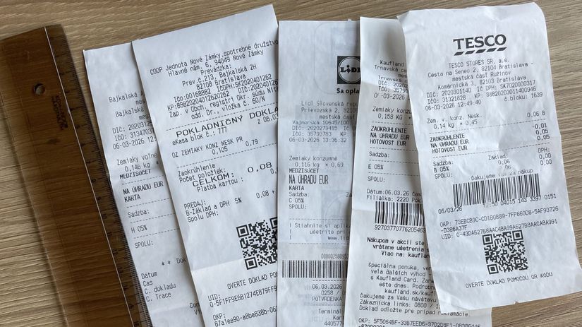 Rozok za par centov ale blocok ako pravidko Preco su pokladnicne doklady take dlhe