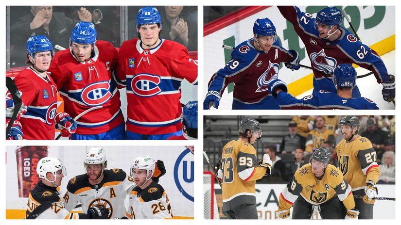 Slafkovsky je clenom legie skazy Elitny utok Montrealu patri k najlepsim v NHL kto ho predstihol