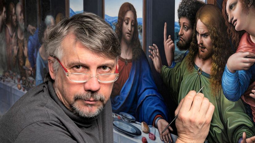 Stanislav Lajda zrekonstruoval da Vinciho Poslednu veceru a tvrdi ze Leonardo je skvely chlapik
