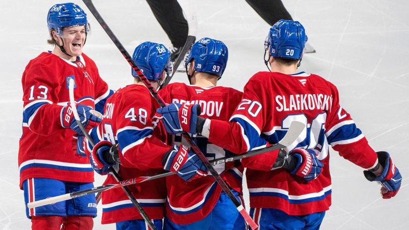 skvele prihravky timovy vykon dvojbodovy slafkovsky pomohol montrealu k prvemu miestu nemec volny pre ms